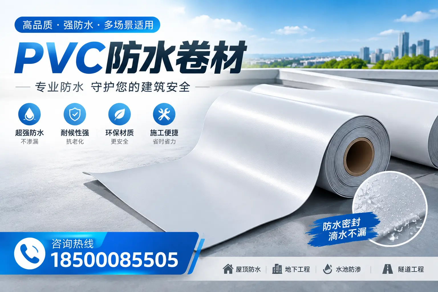 PVC防水卷材的市场竞争分析，惠州品牌选择参考